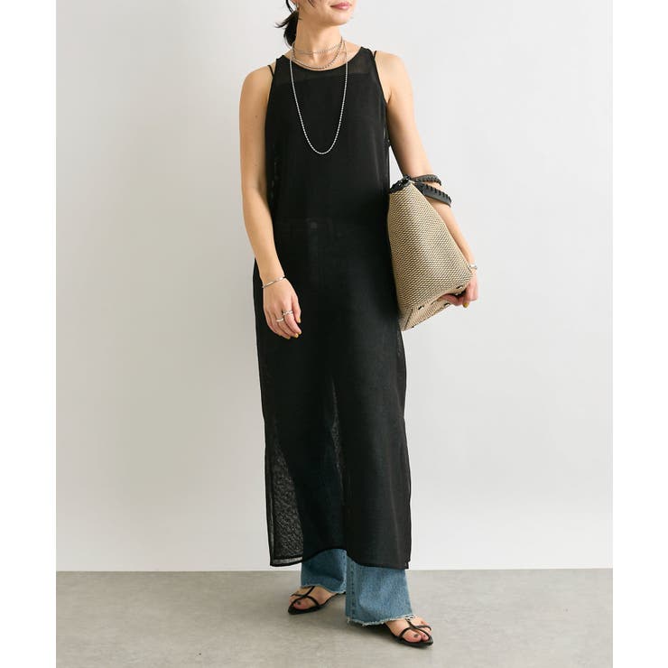 【RIVE DROITE】カラミメッシュリーンワンピース | PAL GROUP OUTLET | 詳細画像9 