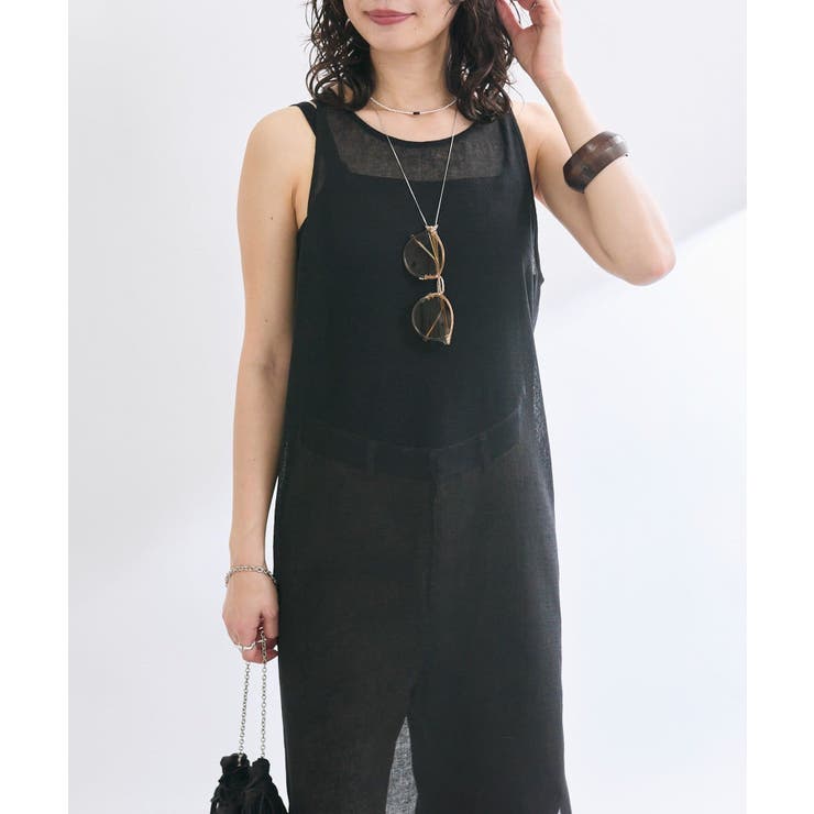 【RIVE DROITE】カラミメッシュリーンワンピース | PAL GROUP OUTLET | 詳細画像5 