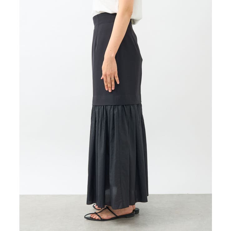 【RIVE DROITE】シアー切替ギャザーマーメイドSK | PAL GROUP OUTLET | 詳細画像17 