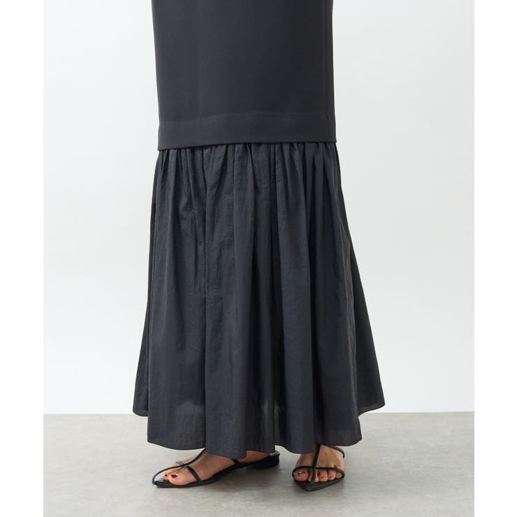 【RIVE DROITE】シアー切替ギャザーマーメイドSK | PAL GROUP OUTLET | 詳細画像21 