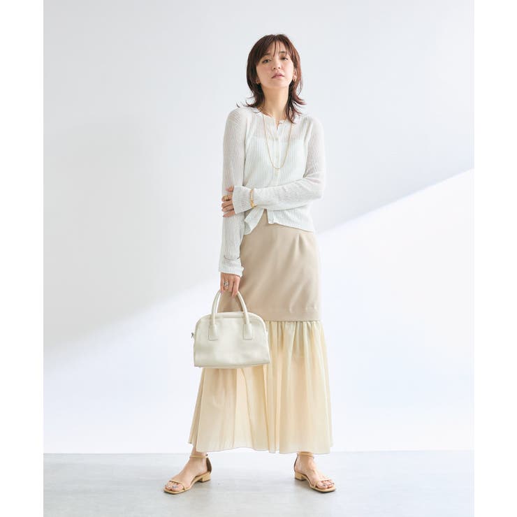 【RIVE DROITE】シアー切替ギャザーマーメイドSK | PAL GROUP OUTLET | 詳細画像33 