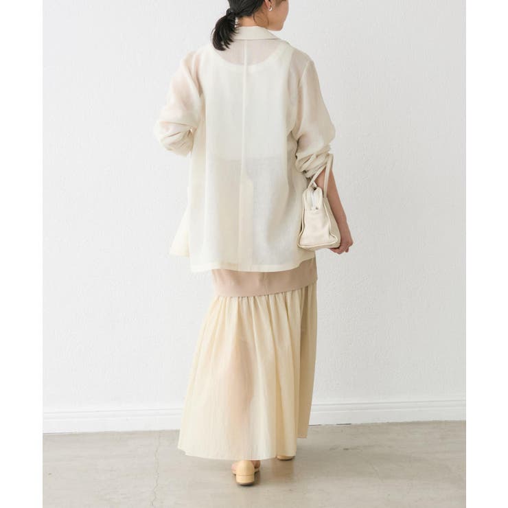 【RIVE DROITE】シアー切替ギャザーマーメイドSK | PAL GROUP OUTLET | 詳細画像28 