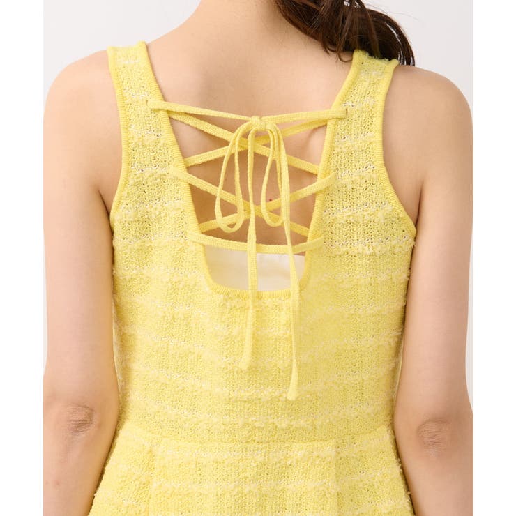 【La boutique BonBon】ツイードノースリペプラムKN | PAL GROUP OUTLET | 詳細画像24 