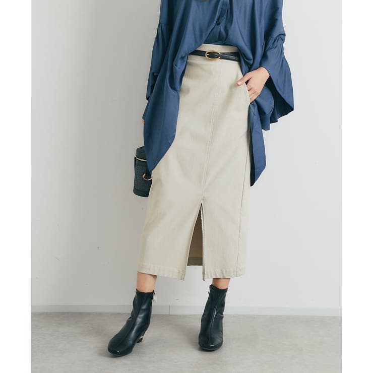 【un dix cors】ストレッチナロースカート | PAL GROUP OUTLET | 詳細画像2 