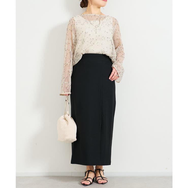 【un dix cors】ストレッチナロースカート | PAL GROUP OUTLET | 詳細画像36 