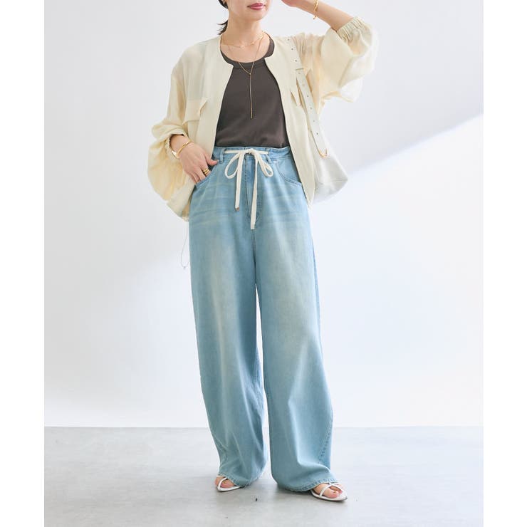 【RIVE DROITE】アセテートツイルブルゾン | PAL GROUP OUTLET | 詳細画像2 