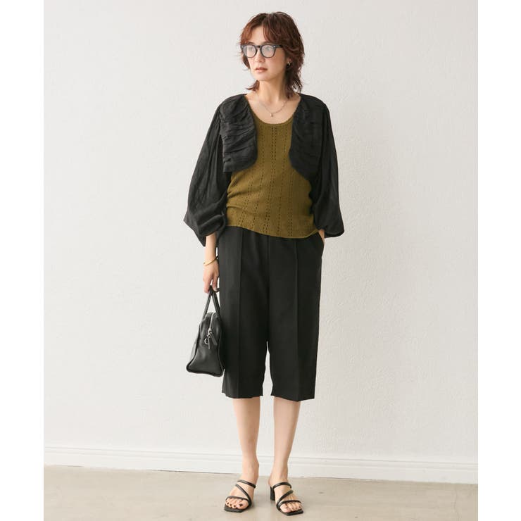 【RIVE DROITE】? Niceギャザーボレロ | PAL GROUP OUTLET | 詳細画像18 