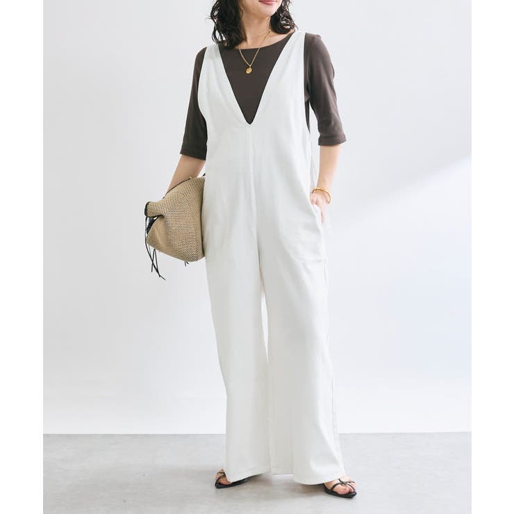 WH | 【RIVE DROITE】プランジデニムサロペット | PAL GROUP OUTLET