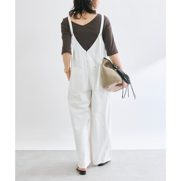 【RIVE DROITE】プランジデニムサロペット | PAL GROUP OUTLET | 詳細画像4 