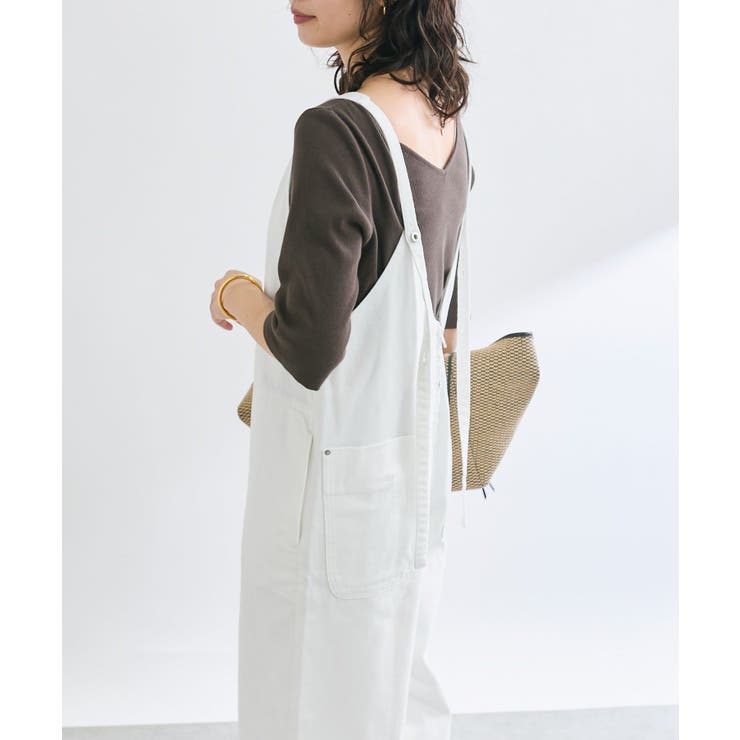 【RIVE DROITE】プランジデニムサロペット | PAL GROUP OUTLET | 詳細画像6 