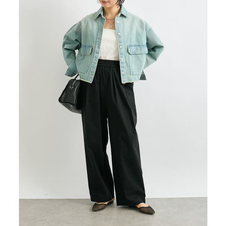 【RIVE DROITE】リネン混エラスティックPT | PAL GROUP OUTLET | 詳細画像1 