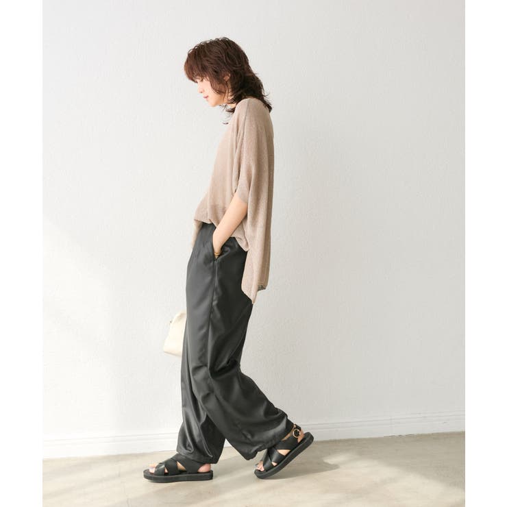 【RIVE DROITE】グロッシーパラシュートパンツ | PAL GROUP OUTLET | 詳細画像10 