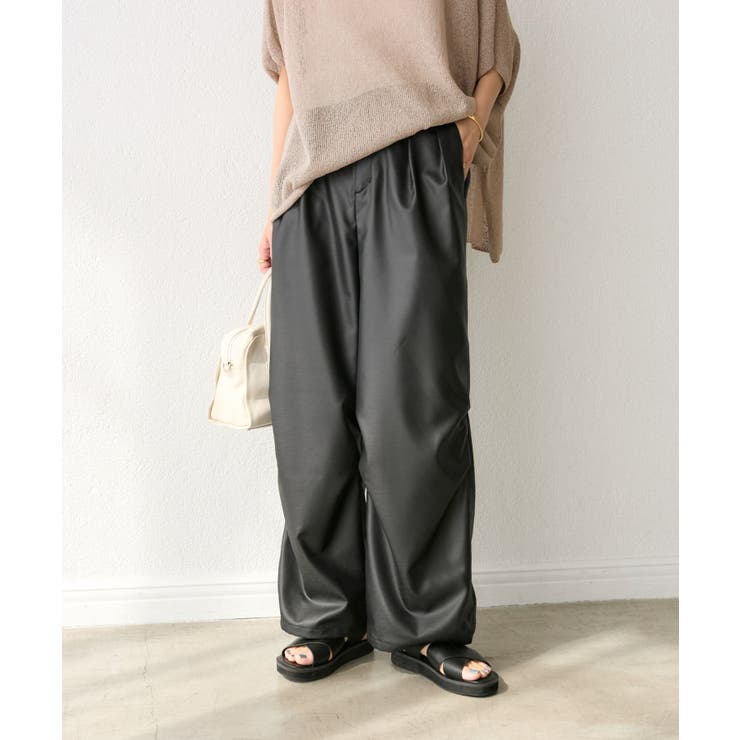 【RIVE DROITE】グロッシーパラシュートパンツ | PAL GROUP OUTLET | 詳細画像12 