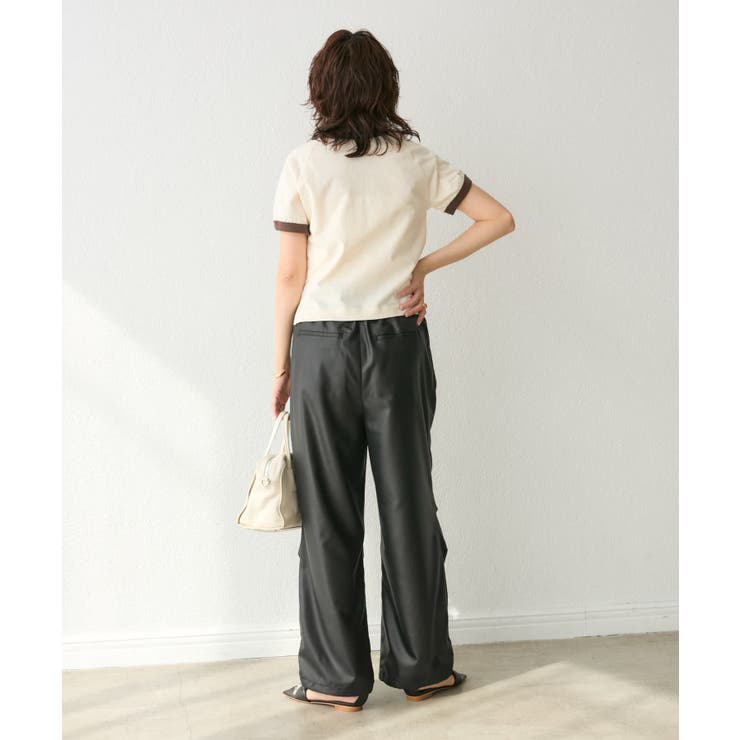 【RIVE DROITE】グロッシーパラシュートパンツ | PAL GROUP OUTLET | 詳細画像17 