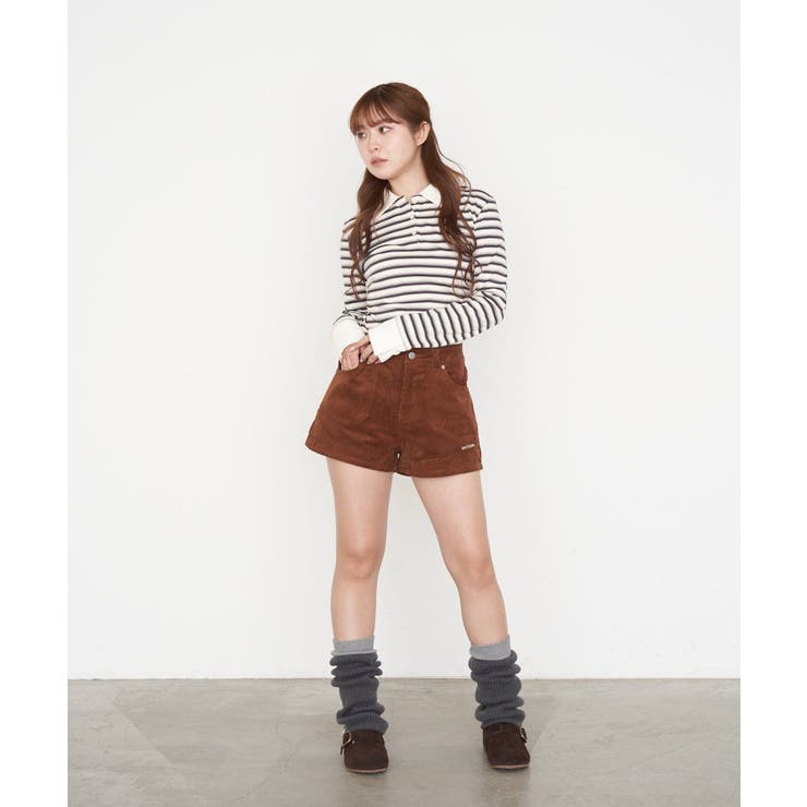 【RAY CASSIN】レイヤードコーデュロイショートPT | PAL GROUP OUTLET | 詳細画像4 