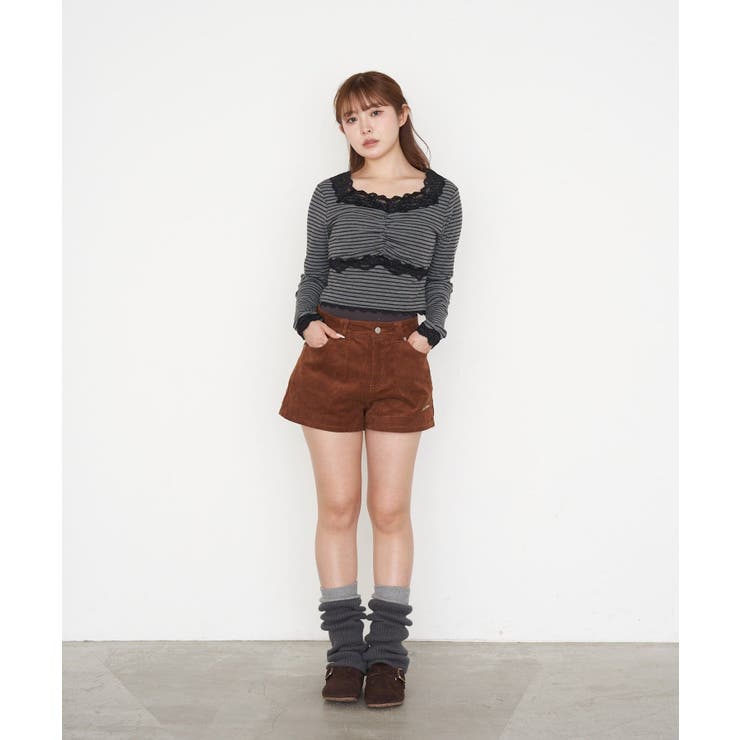 【RAY CASSIN】レイヤードコーデュロイショートPT | PAL GROUP OUTLET | 詳細画像8 