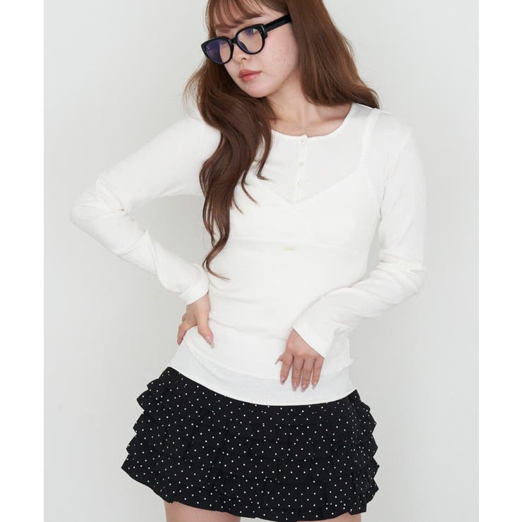 【RAY CASSIN】ヘンリーレイヤードカシュクールキャミ | PAL GROUP OUTLET | 詳細画像13 