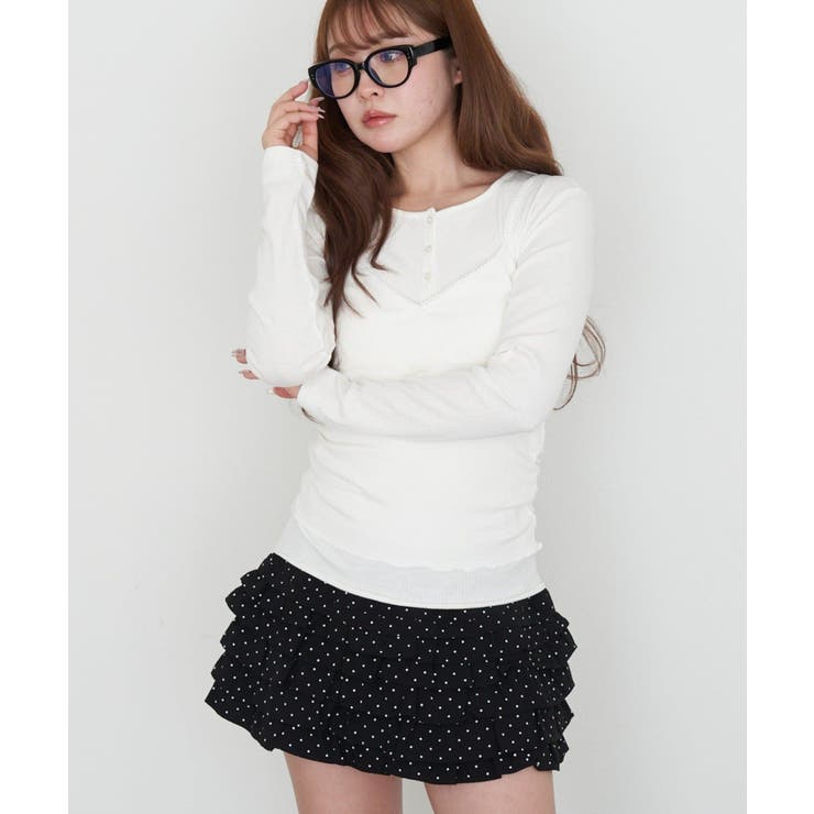 【RAY CASSIN】ヘンリーレイヤードカシュクールキャミ | PAL GROUP OUTLET | 詳細画像8 