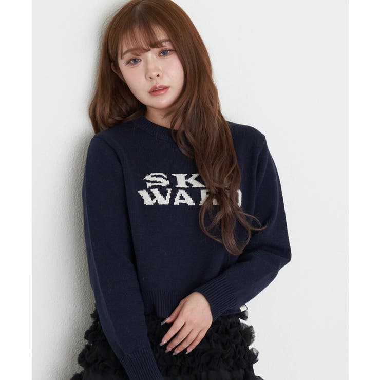 NVY | 【RAY CASSIN】ロゴコンパクトKNIT | PAL GROUP OUTLET