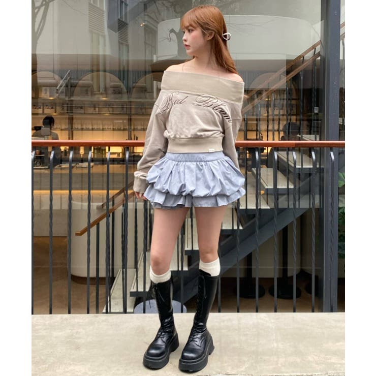 【RAY CASSIN】ピグメントオフショルショートSWT | PAL GROUP OUTLET | 詳細画像2 