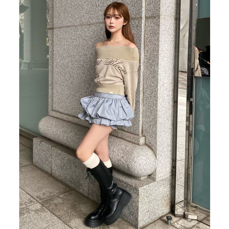 【RAY CASSIN】ピグメントオフショルショートSWT | PAL GROUP OUTLET | 詳細画像3 