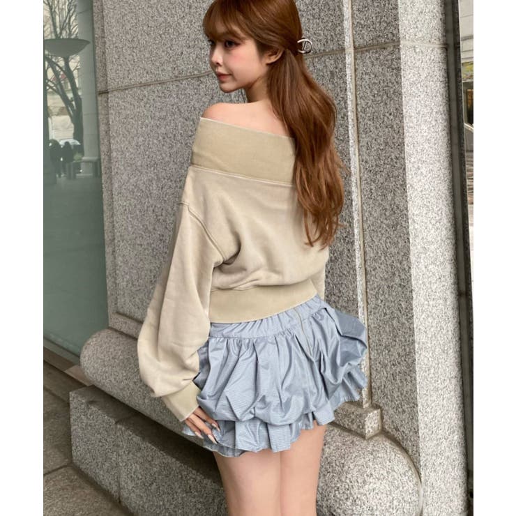 【RAY CASSIN】ピグメントオフショルショートSWT | PAL GROUP OUTLET | 詳細画像5 