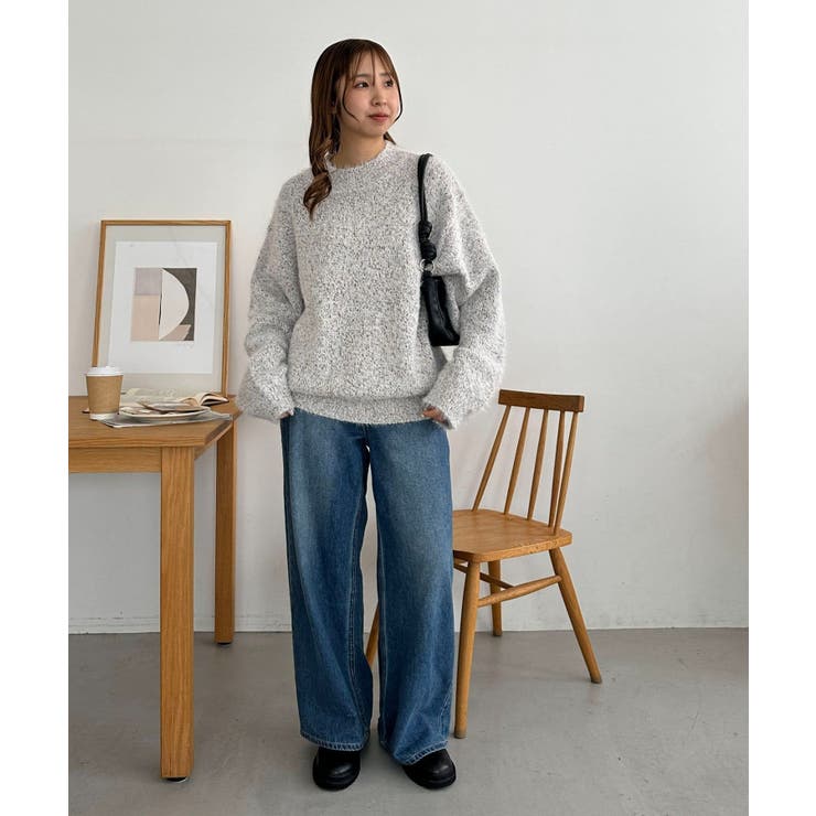 【Discoat】メランジシャギーニット | PAL GROUP OUTLET | 詳細画像6 