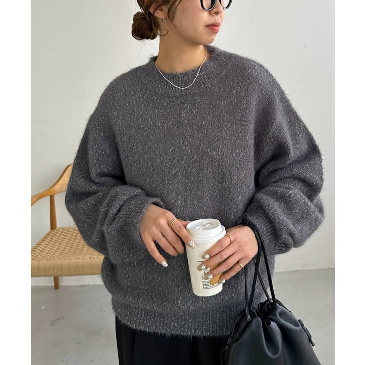 【Discoat】メランジシャギーニット | PAL GROUP OUTLET | 詳細画像18 