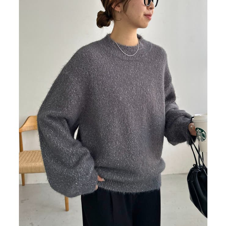 【Discoat】メランジシャギーニット | PAL GROUP OUTLET | 詳細画像19 