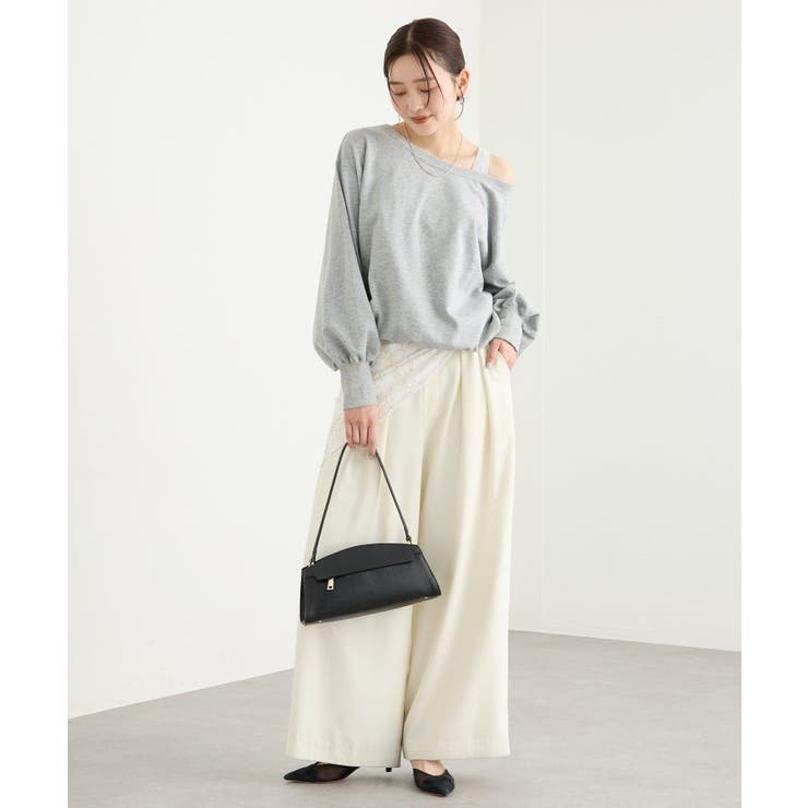 【RIVE DROITE】ボートネック2wayスウェット | PAL GROUP OUTLET | 詳細画像2 