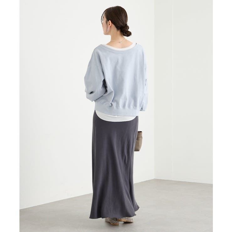 【RIVE DROITE】ボートネック2wayスウェット | PAL GROUP OUTLET | 詳細画像31 