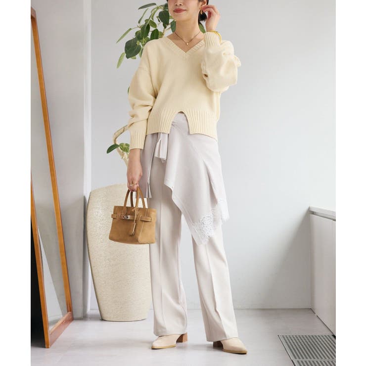 【RIVE DROITE】ギャザースリーブオーバーニット | PAL GROUP OUTLET | 詳細画像2 