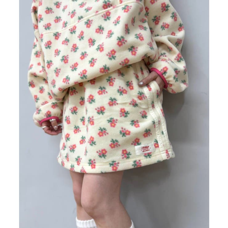 IVO | 【w closet】花柄フリースミニスカート | PAL GROUP OUTLET