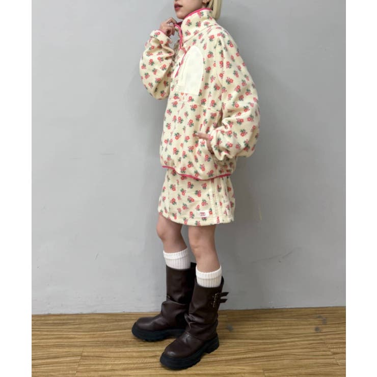 【w closet】花柄フリースミニスカート | PAL GROUP OUTLET | 詳細画像9 