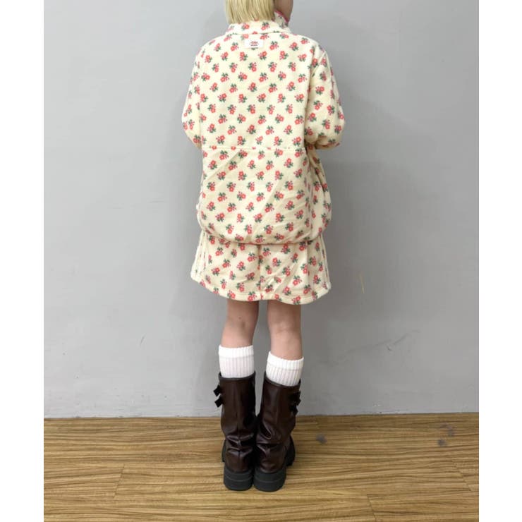 【w closet】花柄フリースミニスカート | PAL GROUP OUTLET | 詳細画像10 