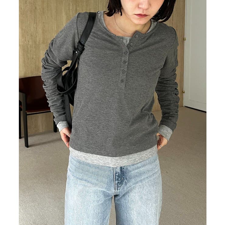 【CAPRICIEUX LE'MAGE】インナーSET袖ギャザーヘンリーＴ | PAL GROUP OUTLET | 詳細画像24 