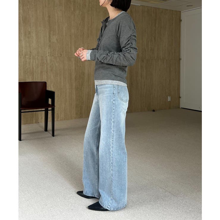 【CAPRICIEUX LE'MAGE】インナーSET袖ギャザーヘンリーＴ | PAL GROUP OUTLET | 詳細画像25 