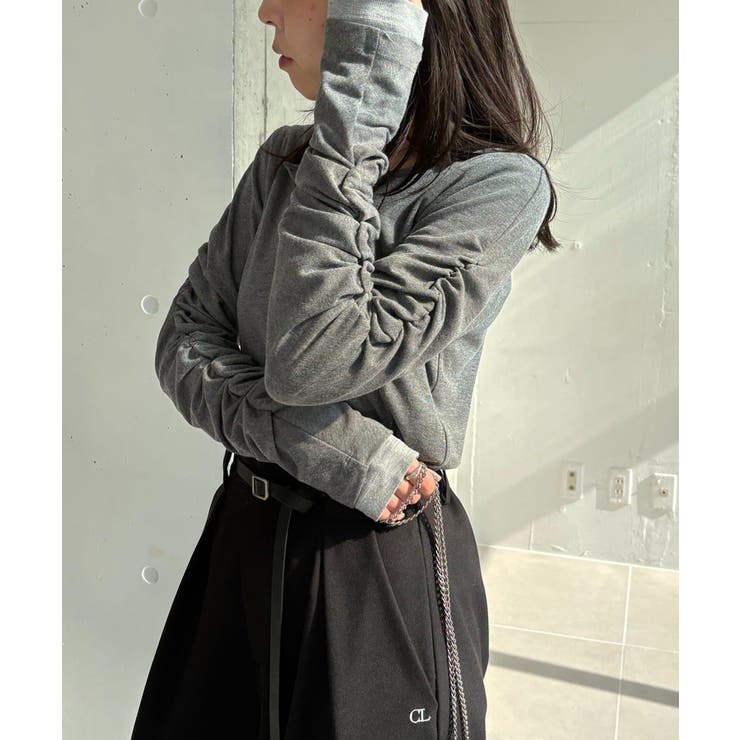 【CAPRICIEUX LE'MAGE】インナーSET袖ギャザーヘンリーＴ | PAL GROUP OUTLET | 詳細画像12 