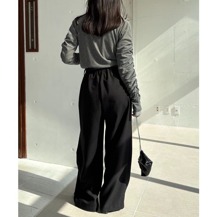 【CAPRICIEUX LE'MAGE】インナーSET袖ギャザーヘンリーＴ | PAL GROUP OUTLET | 詳細画像16 