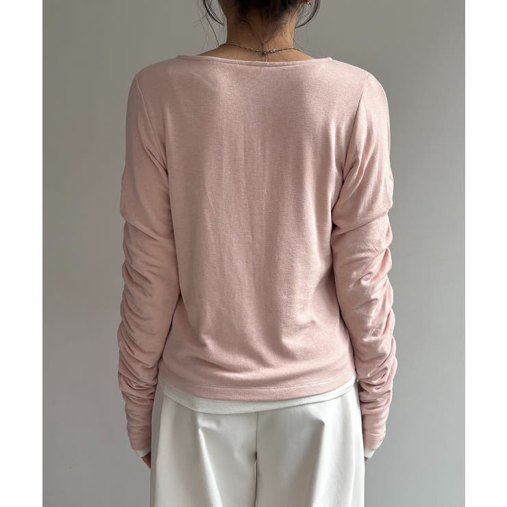 【CAPRICIEUX LE'MAGE】インナーSET袖ギャザーヘンリーＴ | PAL GROUP OUTLET | 詳細画像39 