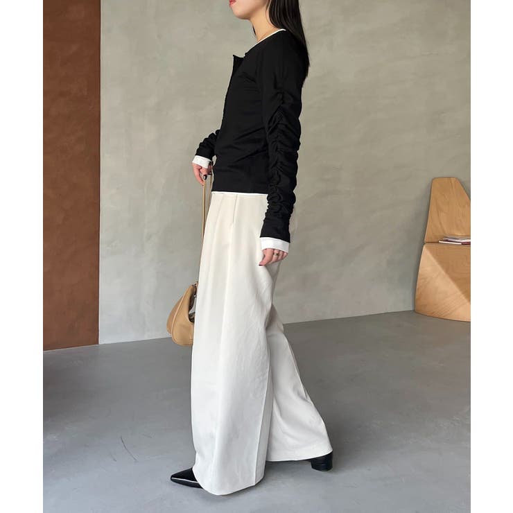 【CAPRICIEUX LE'MAGE】インナーSET袖ギャザーヘンリーＴ | PAL GROUP OUTLET | 詳細画像33 