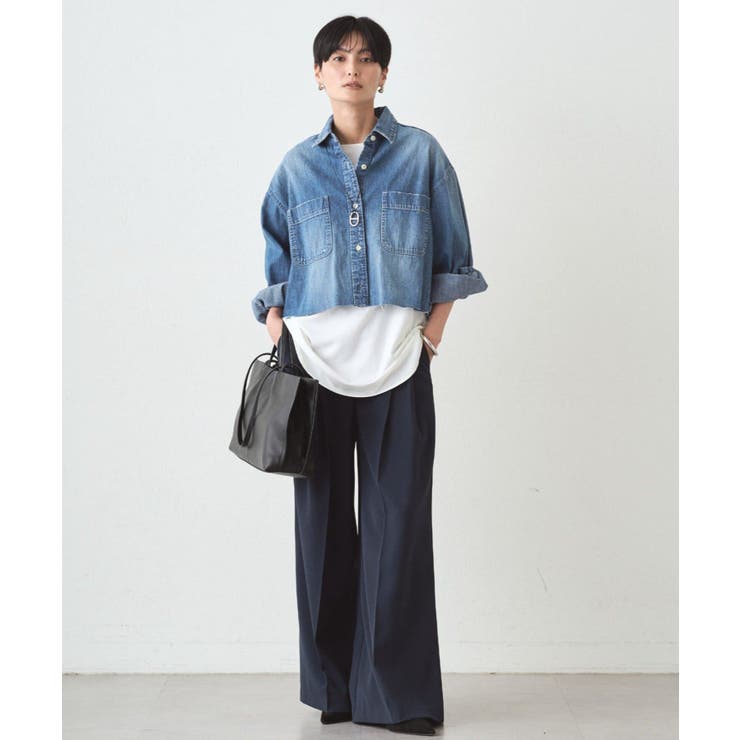 【Loungedress】2タックワイドPT | PAL GROUP OUTLET | 詳細画像1 