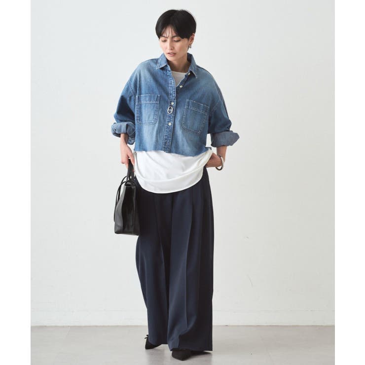 【Loungedress】2タックワイドPT | PAL GROUP OUTLET | 詳細画像2 