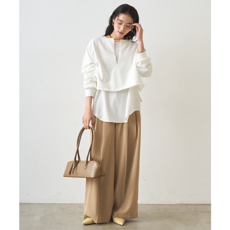 【Loungedress】2タックワイドPT | PAL GROUP OUTLET | 詳細画像17 