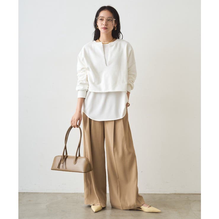 【Loungedress】2タックワイドPT | PAL GROUP OUTLET | 詳細画像18 