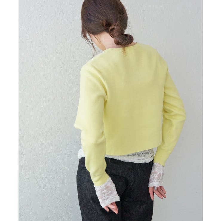 【SHENERY】コットンニットショートカーディガン | PAL GROUP OUTLET | 詳細画像7 