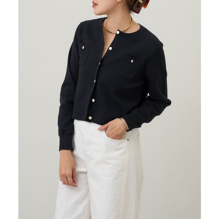 【SHENERY】コットンニットショートカーディガン | PAL GROUP OUTLET | 詳細画像23 