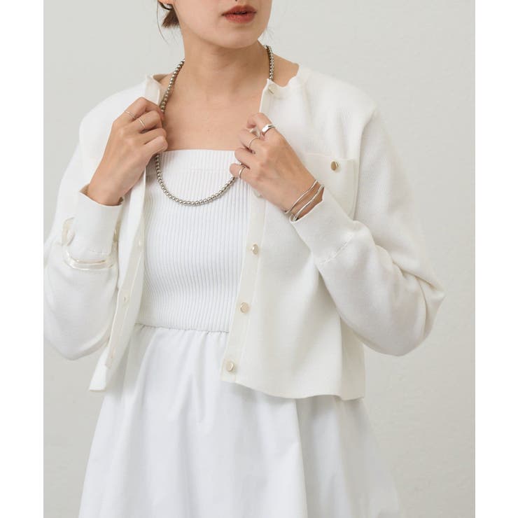 【SHENERY】コットンニットショートカーディガン | PAL GROUP OUTLET | 詳細画像32 