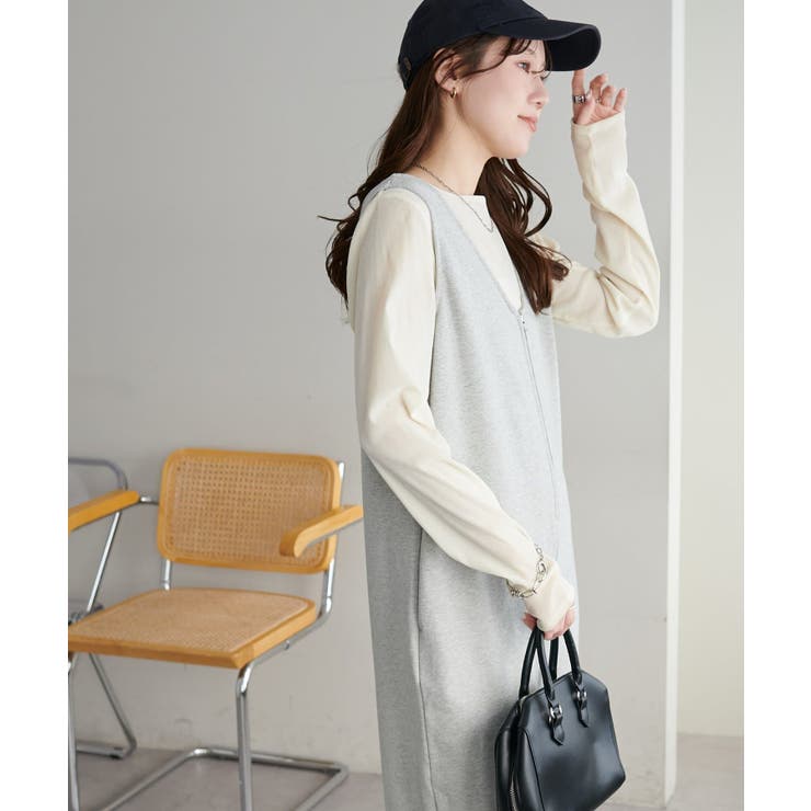 【Discoat】前後2WAY裏毛サロペット | PAL GROUP OUTLET | 詳細画像9 