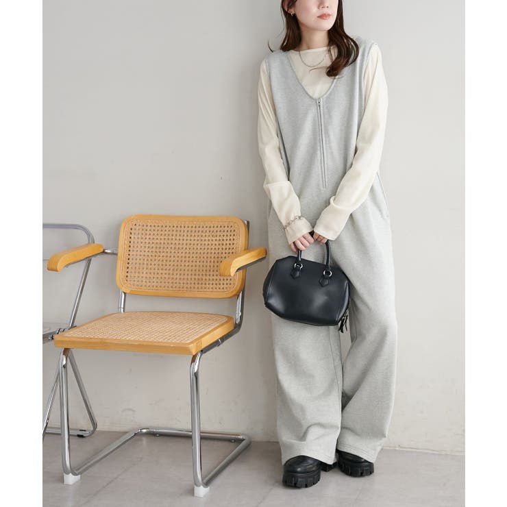 【Discoat】前後2WAY裏毛サロペット | PAL GROUP OUTLET | 詳細画像3 